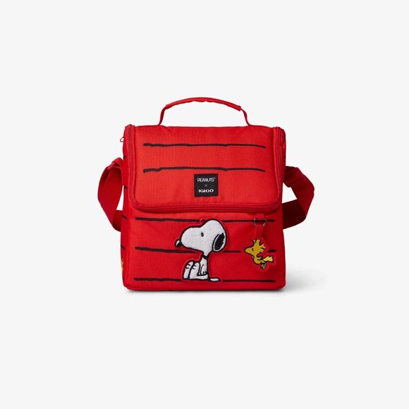 NWT IGLOO x Peanuts Snoopy's Red Dog House Insulated 16-Can Lunch Bag Old School - Picture 2 of 5